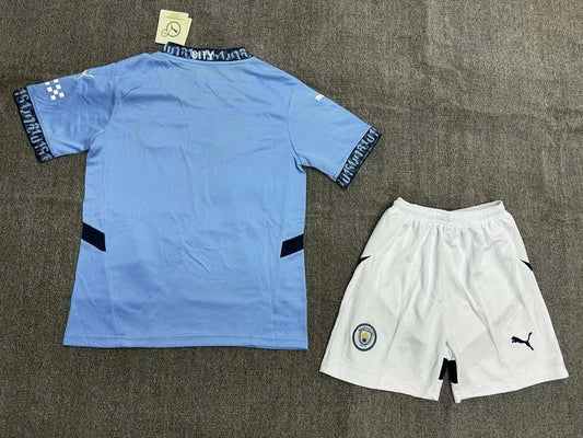 2024/2025 Manchester City Home Football Shirt Kids Size