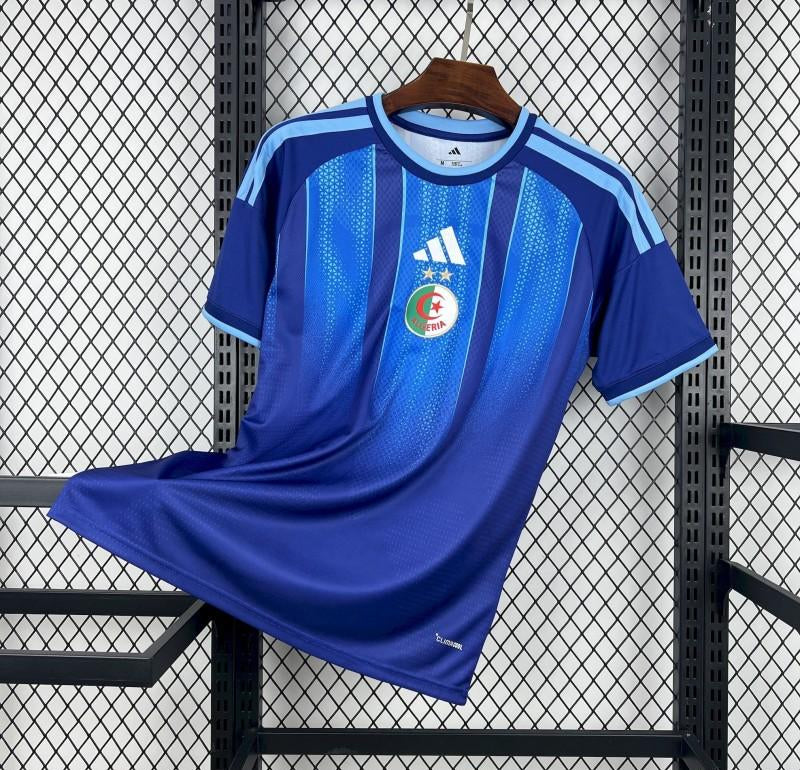 2026 Algeria World Cup Pre-Match Blue Football Shirt