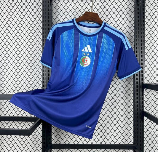 2026 Algeria World Cup Pre-Match Blue Football Shirt