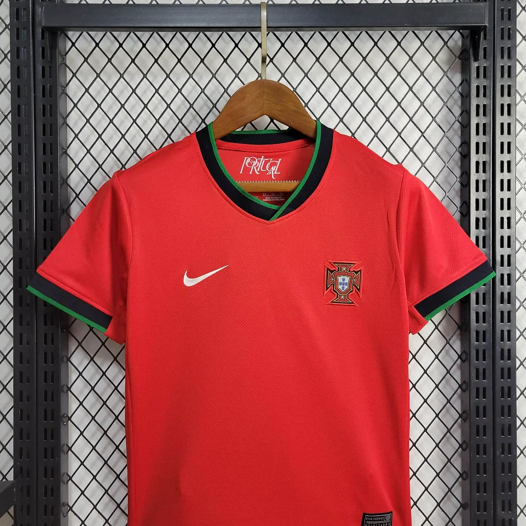 2024 Portugal Home Football Shirt Kids Size