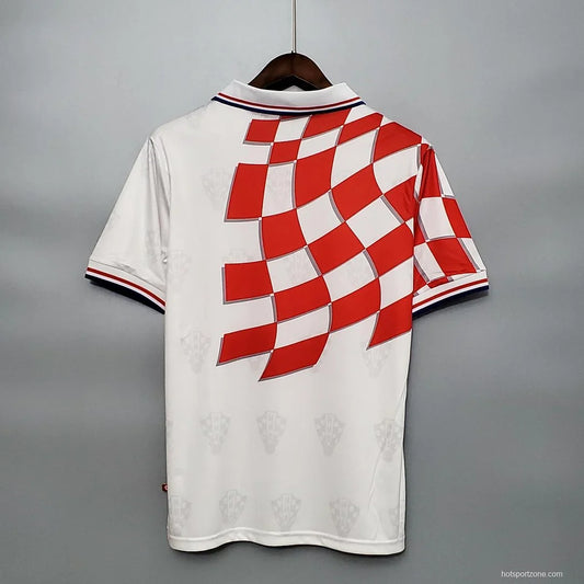 1998 Retro FIFA World Cup Croatia Home Football Shirt