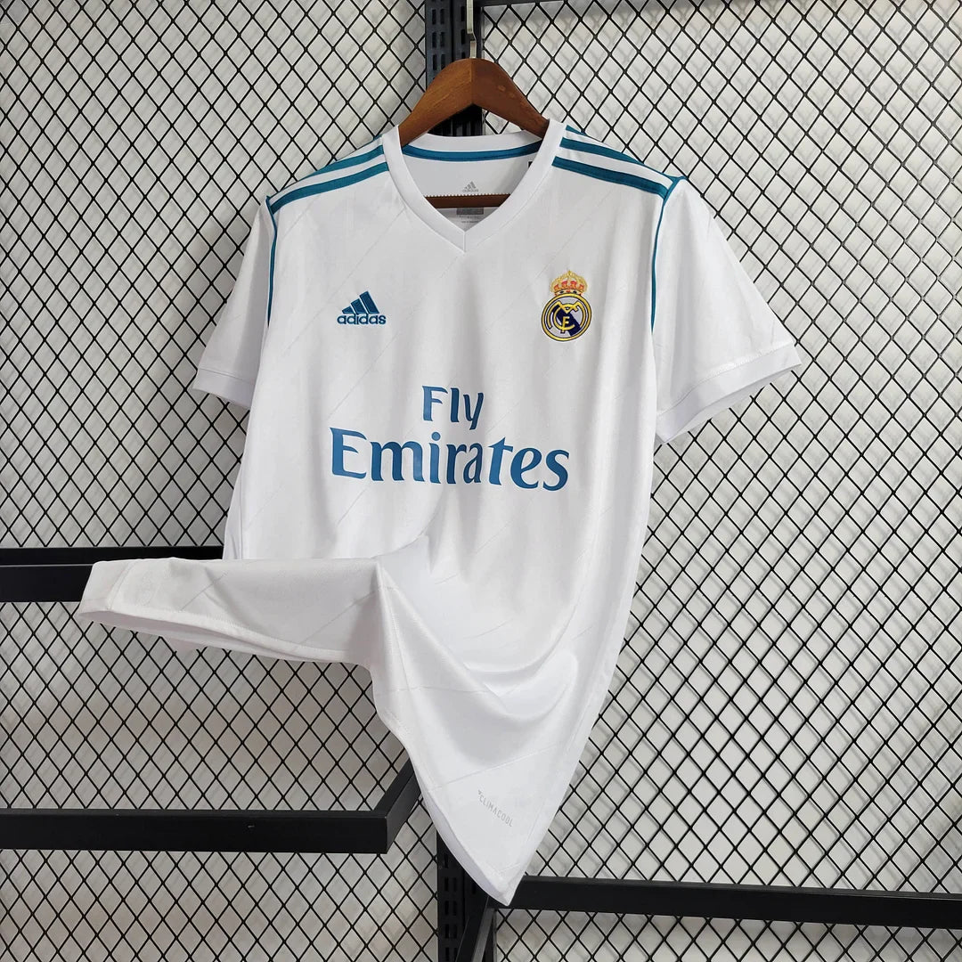 2017/2018 Retro Real Madrid Home Football Shirt