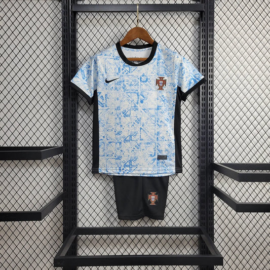 2024 Portugal Away Football Shirt Kids Size