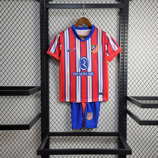 2024/2025 Atletico Madrid Home Football Shirt Kids Size