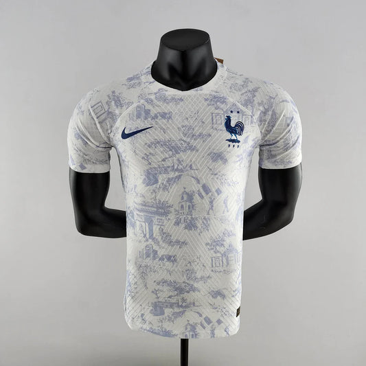 2022 FIFA World Cup France Away White Football Shirt - Player Version