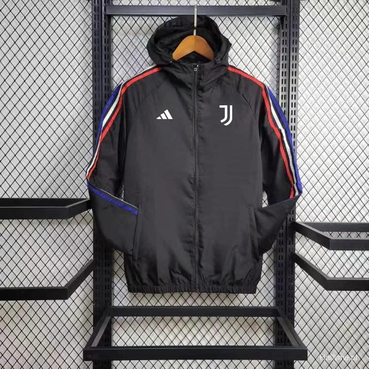 2024/2025 Juventus Black Windbreaker