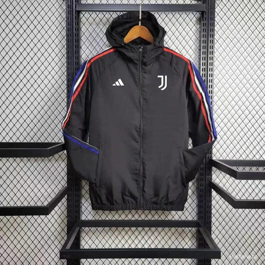2024/2025 Juventus Black Windbreaker