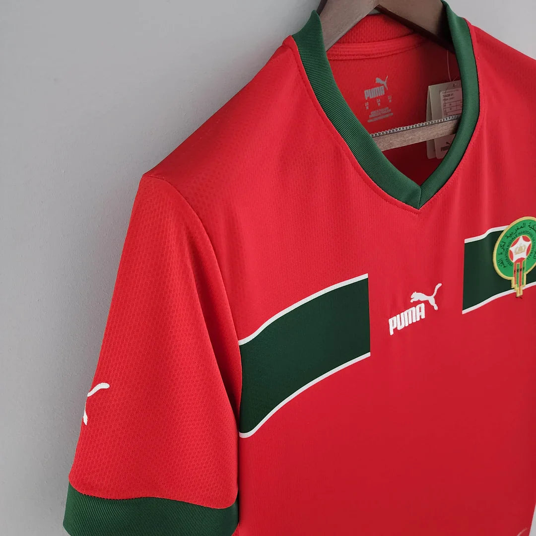 2022 FIFA World Cup Morocco National Team Home Football Shirt