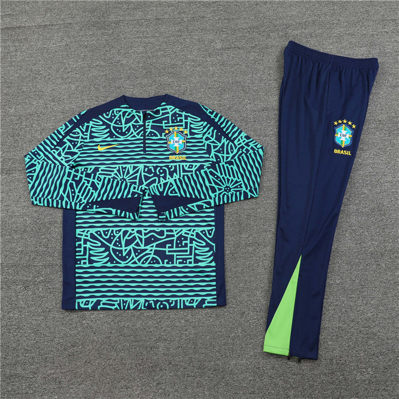 2024 Brazil Special Edition Half-Pull Tracksuit