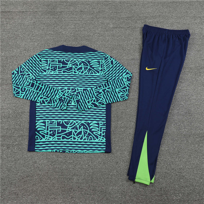 2024 Brazil Special Edition Half-Pull Tracksuit
