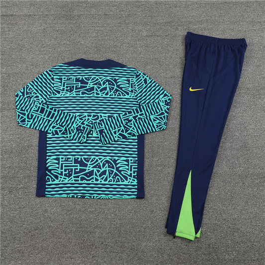 2024 Brazil Special Edition Half-Pull Tracksuit