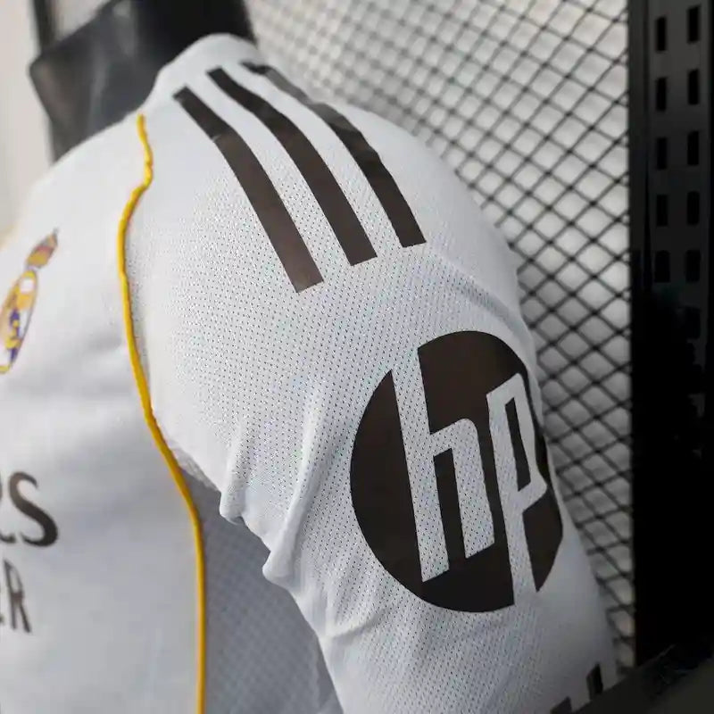 2025/2026 Real Madrid Home Long Sleeves Football Shirt - Player Version