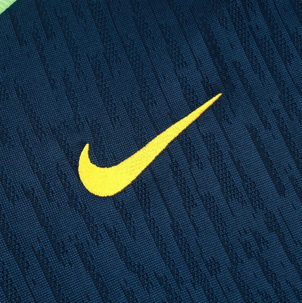 2024 Brazil Dark Blue Half-Pull Tracksuit