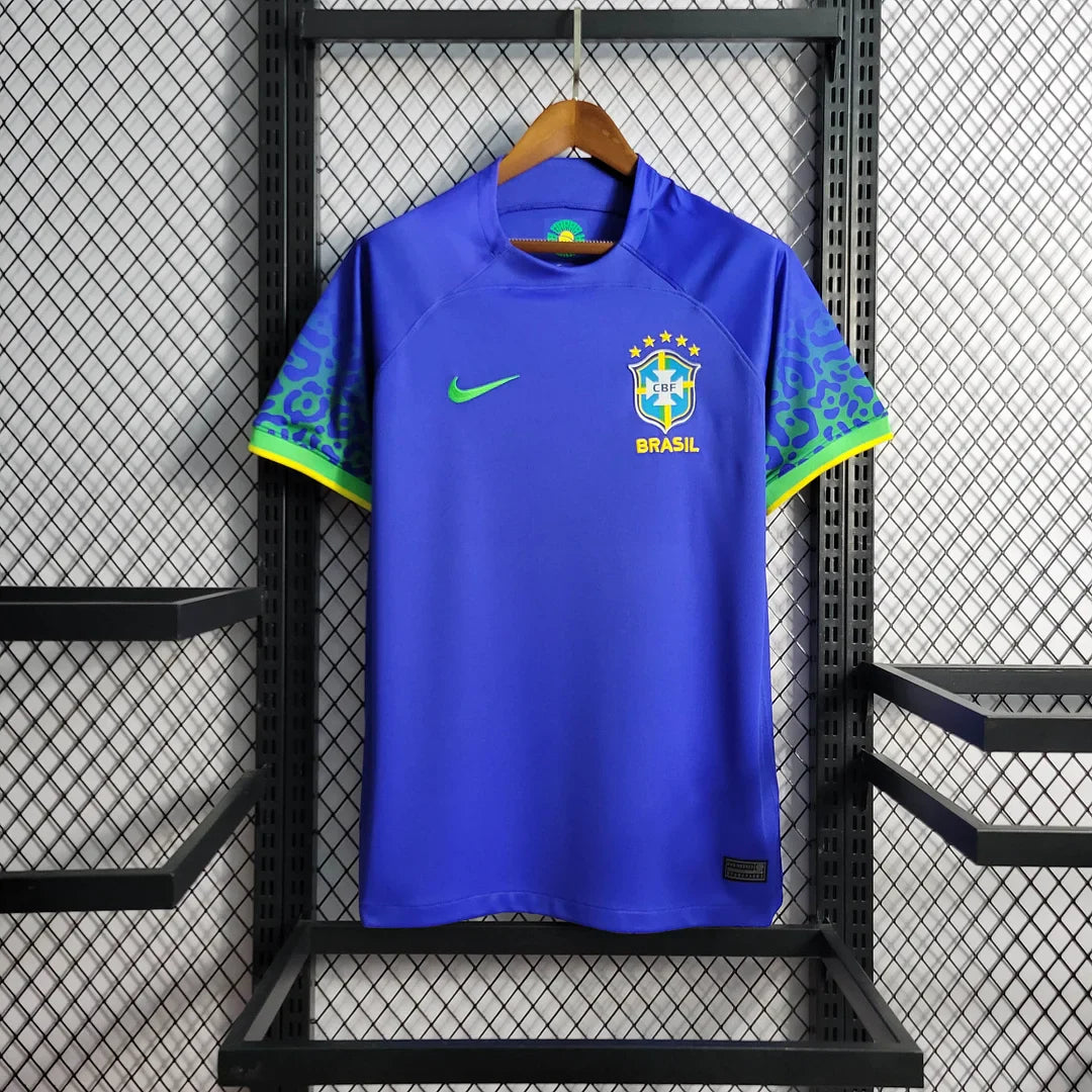 2022 World Cup Brazil Away Football Shirt