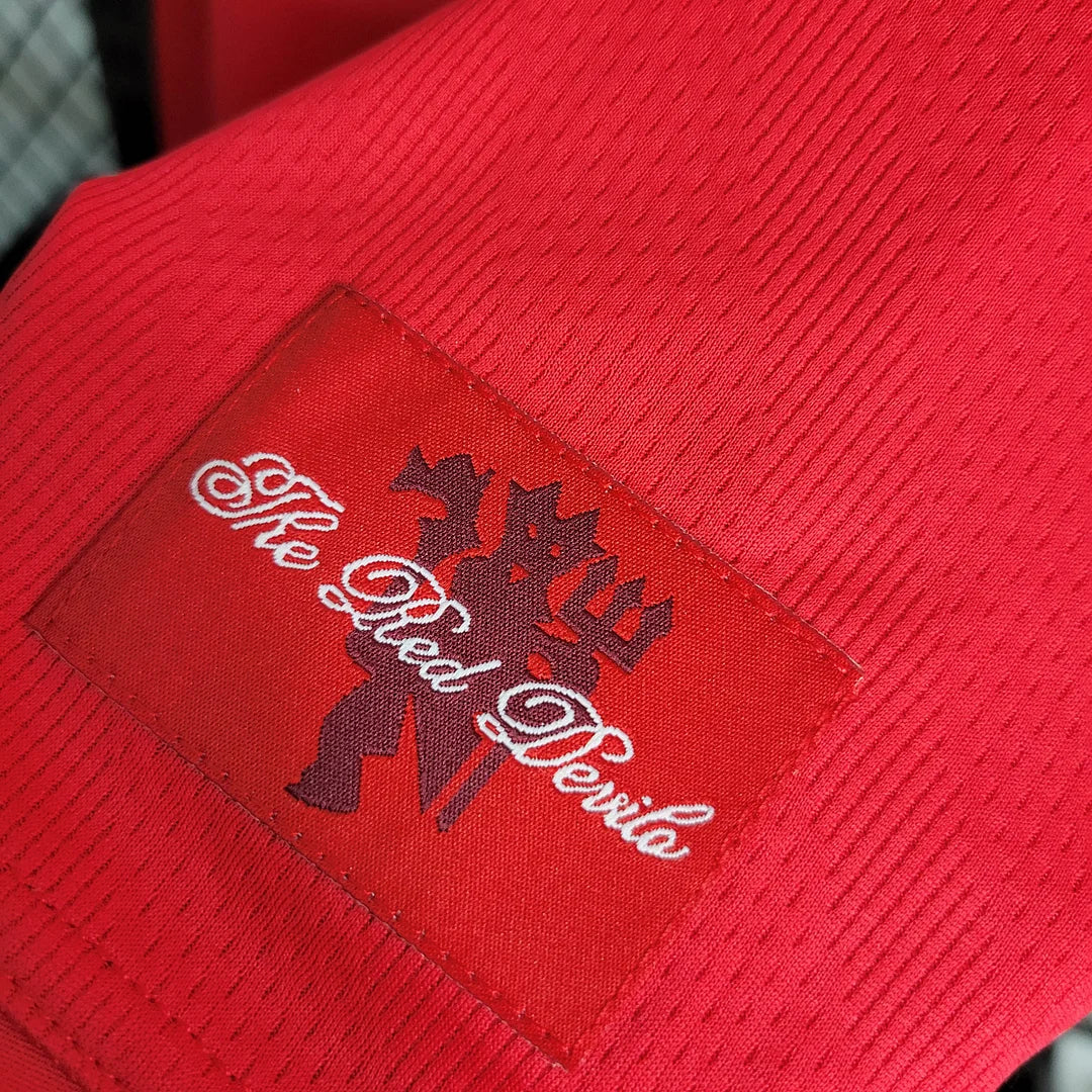 2007/2008 Retro Manchester United Home Champions League Edition Football Shirt