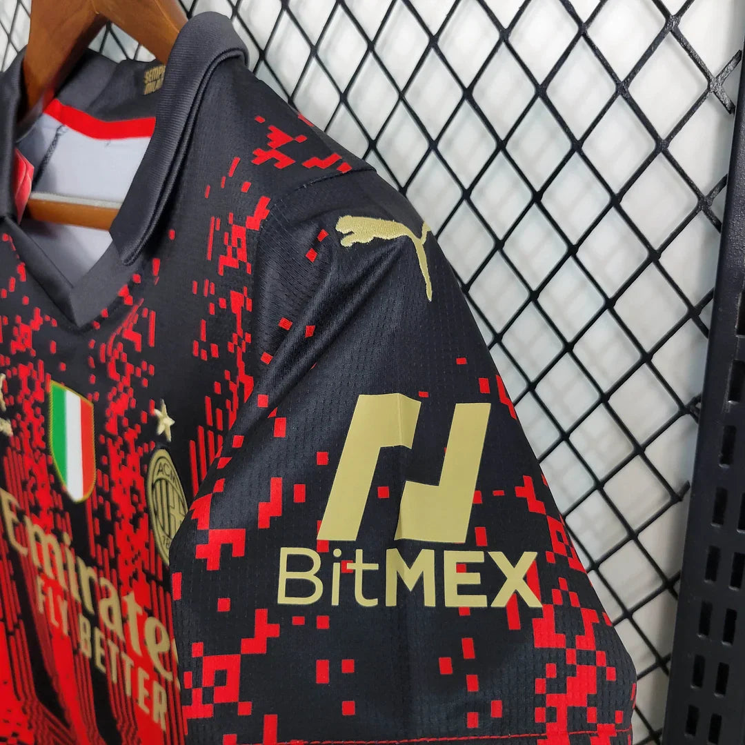 2022/2023 AC Milan Fourth Away Football Shirt Kids Size