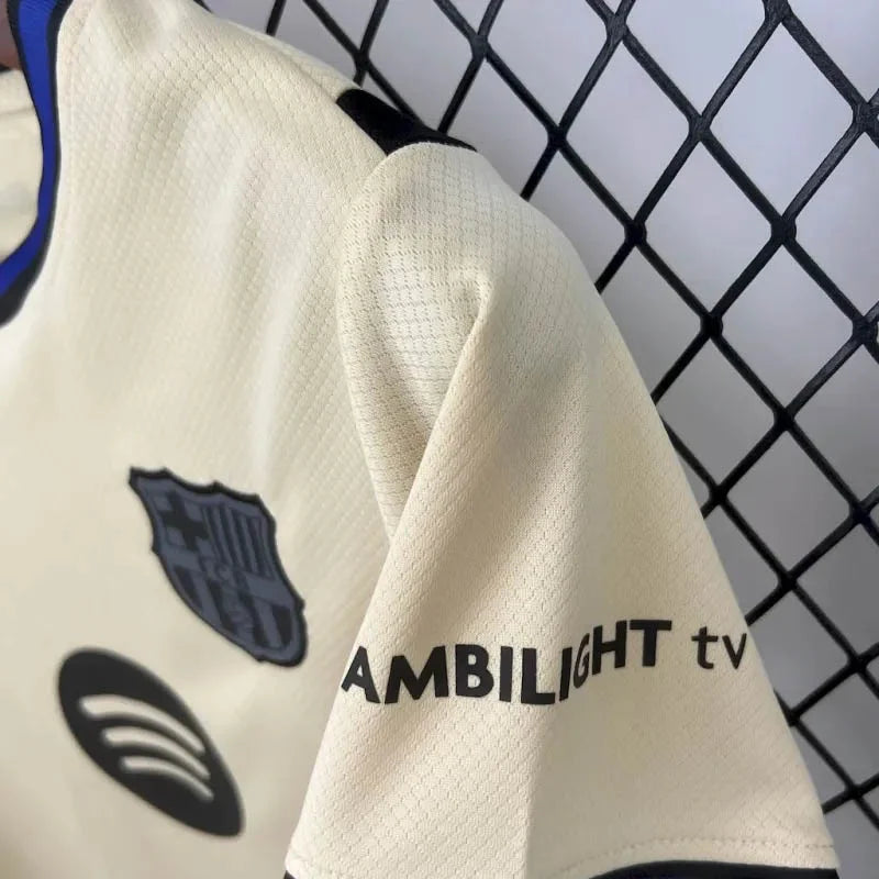 2025/2026 Barcelona Away Football Shirt Kids Size