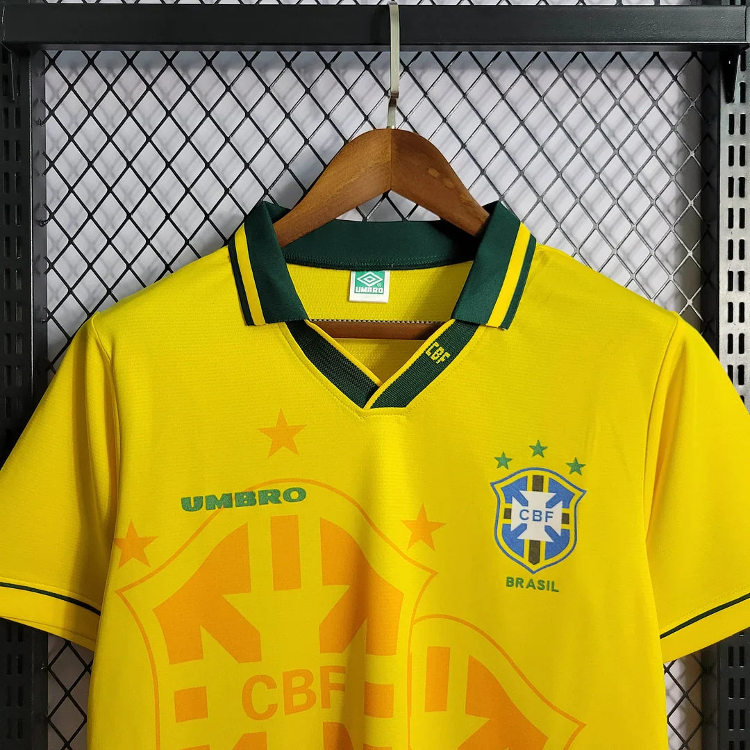 1994 Retro Brazil Home Football Shirt