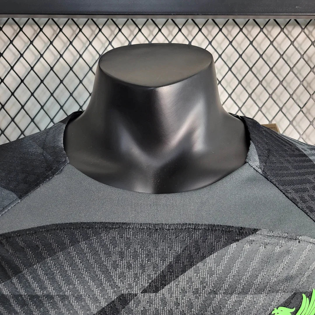 2023/2024 Liverpool Goalkeeper Black Football Shirt - Player Version