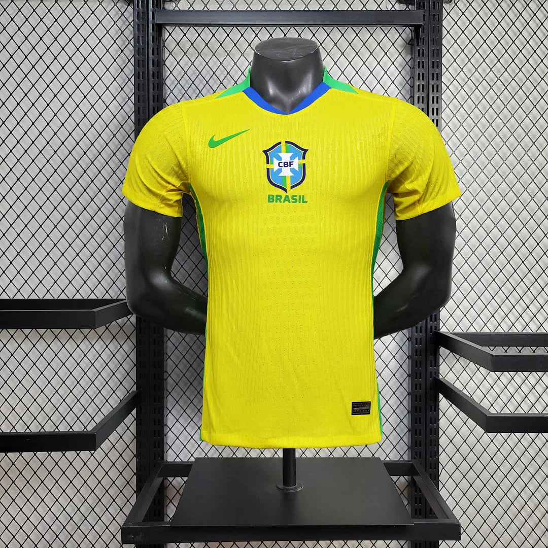 2025 Brazil Home Football Shirt - Player Version