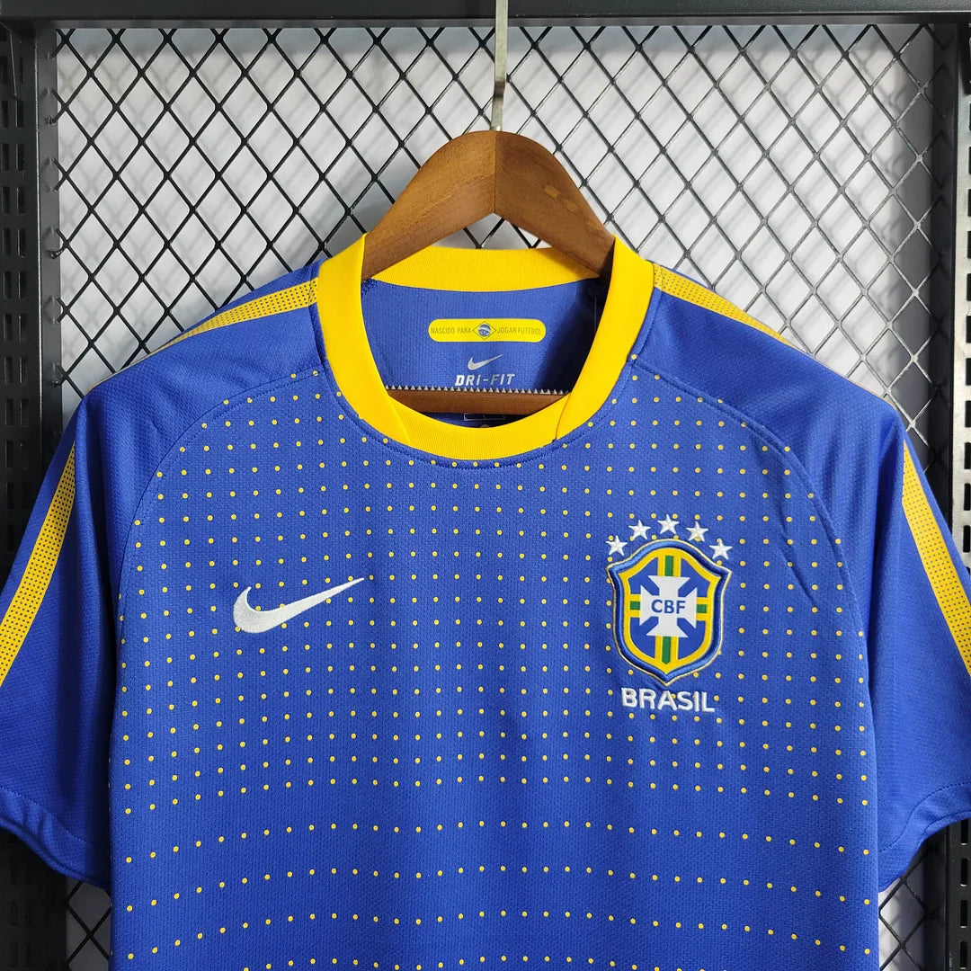 2010 Retro Brazil Away Football Shirt