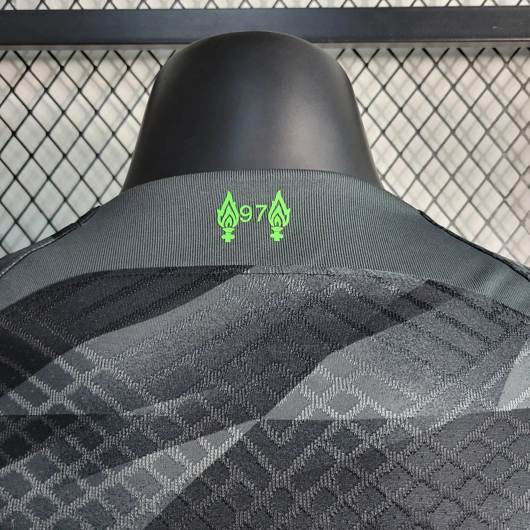 2023/2024 Liverpool Goalkeeper Black Football Shirt - Player Version