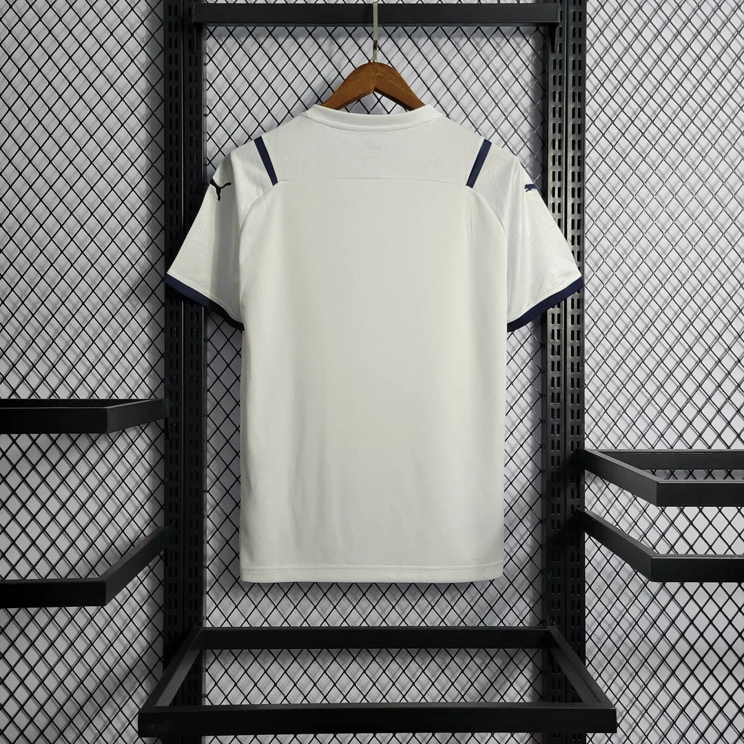 2021 Italy White Away Football Shirt