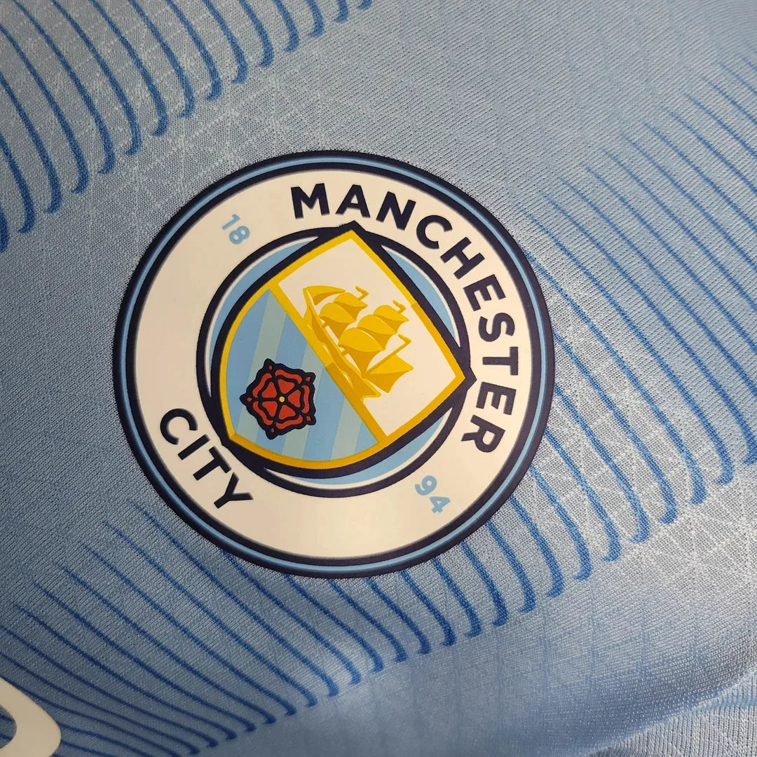 2023/2024 Manchester City Home Football Shirt - Player Version