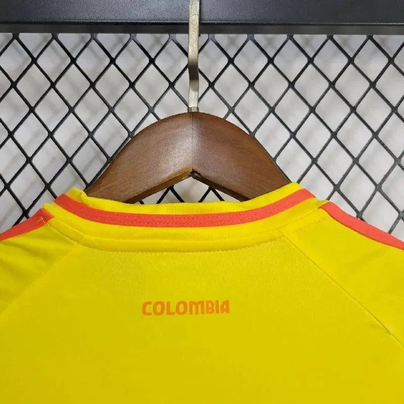 2024 Colombia Home Football Shirt Kids Size