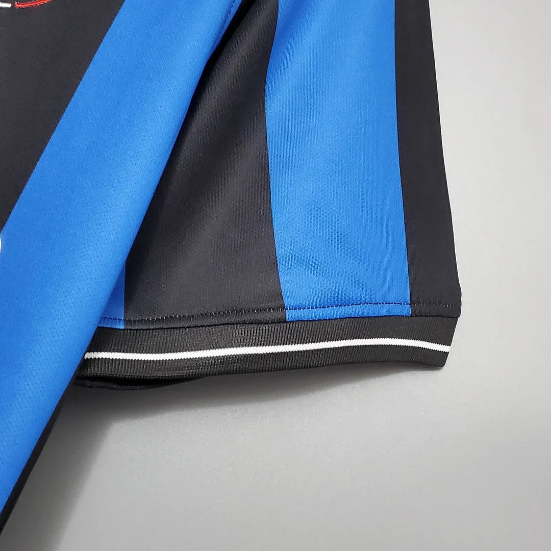 2009/2010 Retro Internazionale Milan Home UEFA Champions League Edition Football Shirt