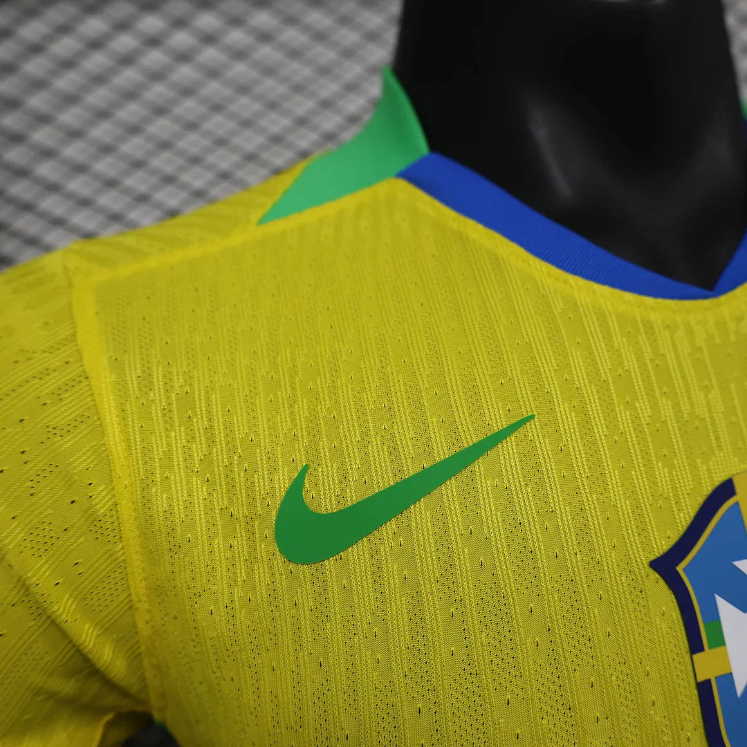 2025 Brazil Home Football Shirt - Player Version
