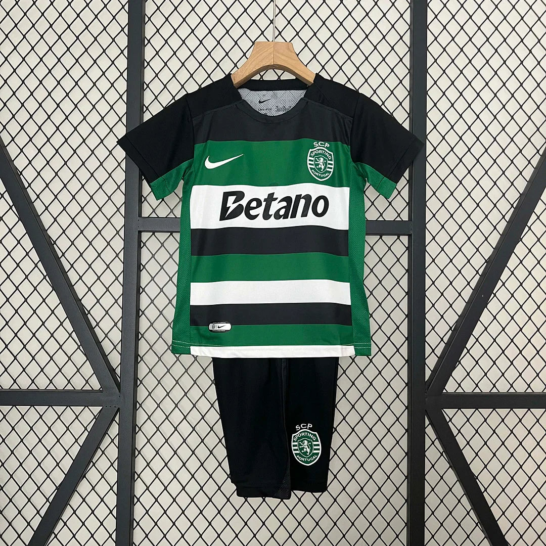 2024/2025 Sporting Lisbon Home Football Shirt Kids Size