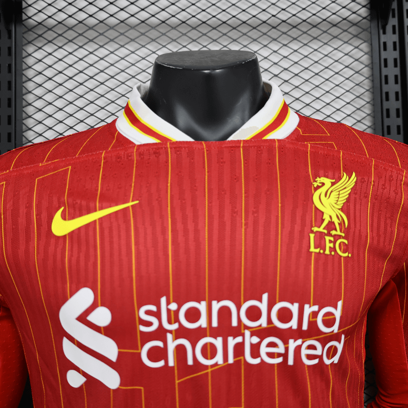 2024/2025 Long Sleeve Player Version Liverpool Home Football Shirt