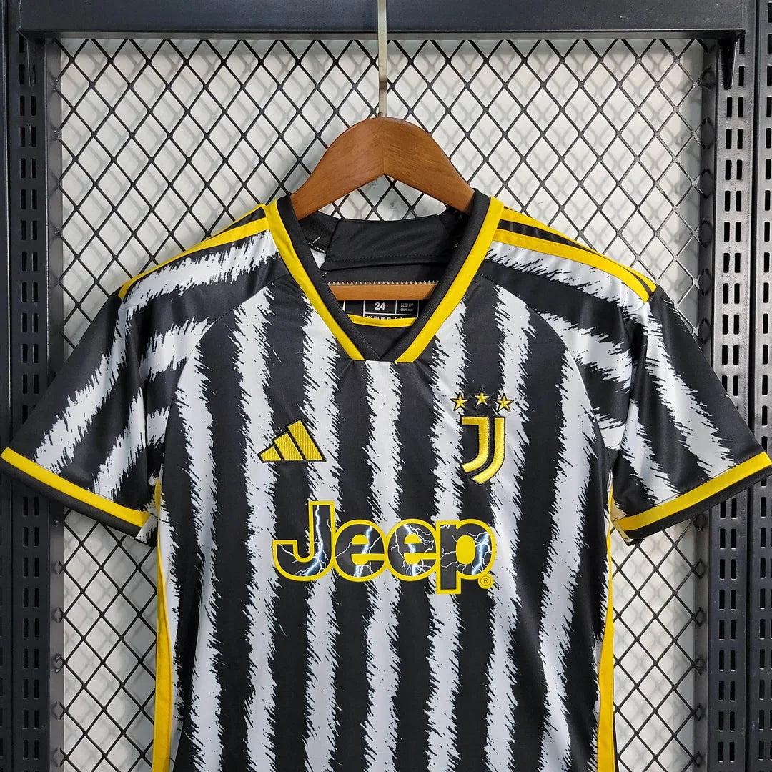 2023/2024 Juventus Home Football Shirt Kids Size