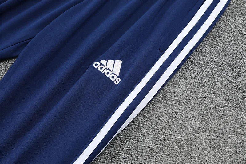 2025/2026 Real Madrid White Half-Pull Tracksuit