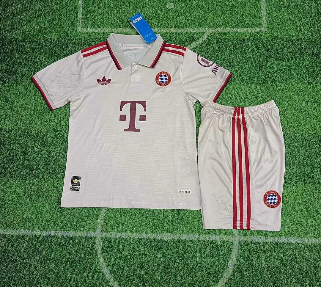 2024/2025 Bayern Munich Third Away Football Shirt Kids Size