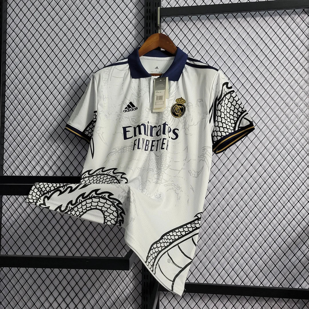 2022/2023 Real Madrid Chinese Dragon White Football Shirt