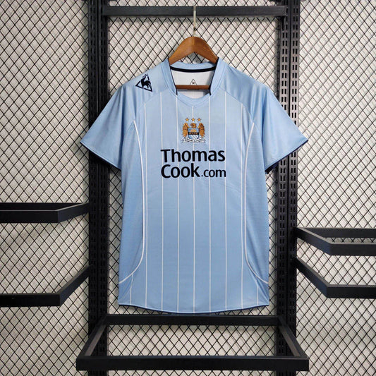 2007/2008 Retro Manchester City Home Football Shirt