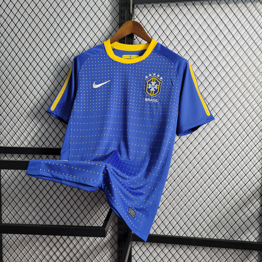 2010 Retro Brazil Away Football Shirt