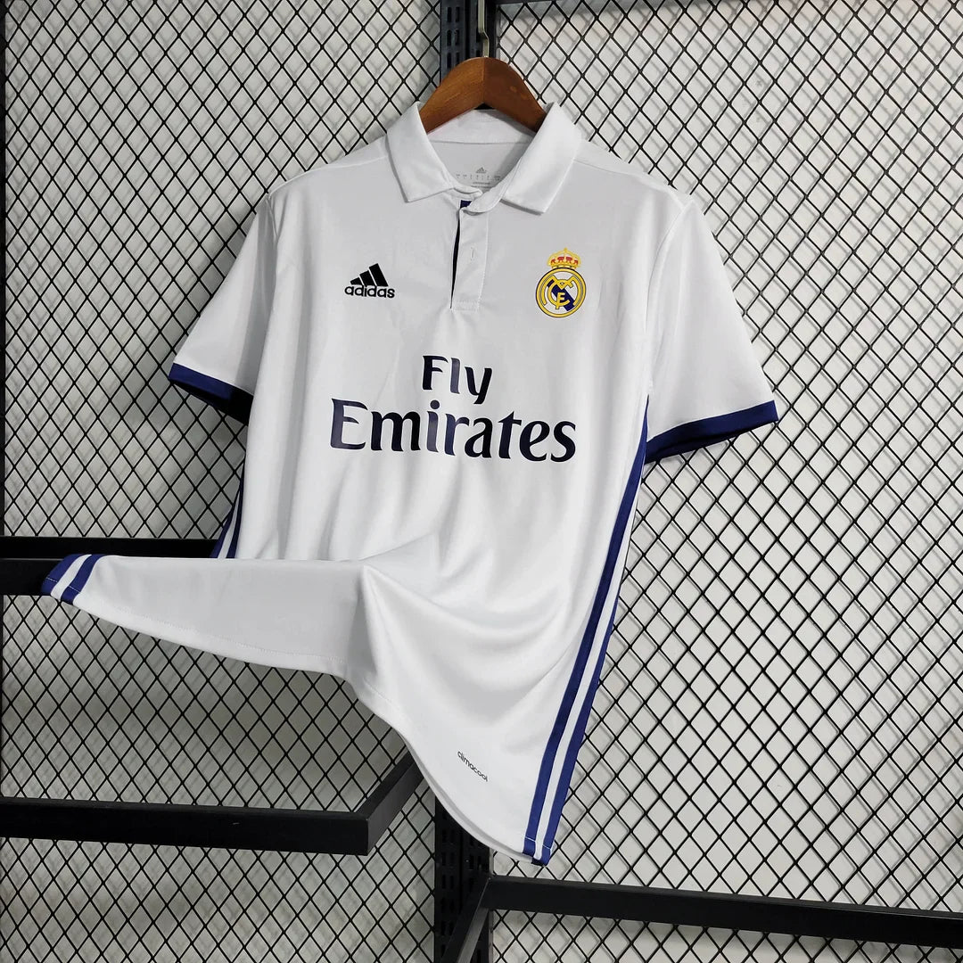2016/2017 Retro Real Madrid Home Football Shirt