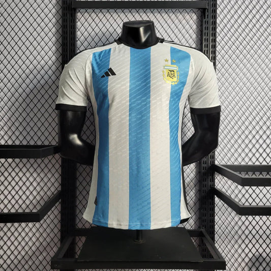 2022 FIFA World Cup Argentina National Team Home Football Shirt - Player Version