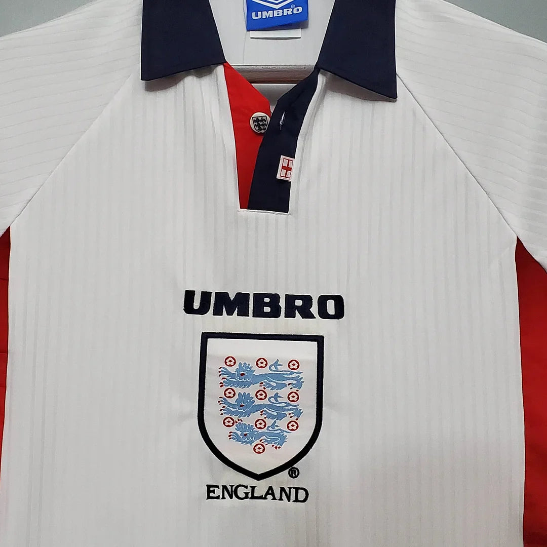 1998 Retro England Home Football Shirt