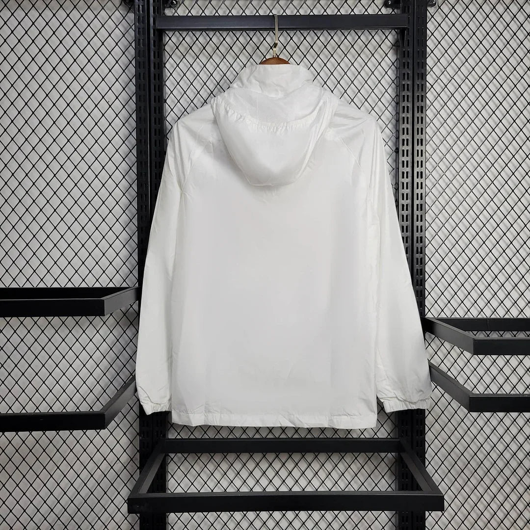 2025/2026 Real Madrid Jacket White Windbreaker