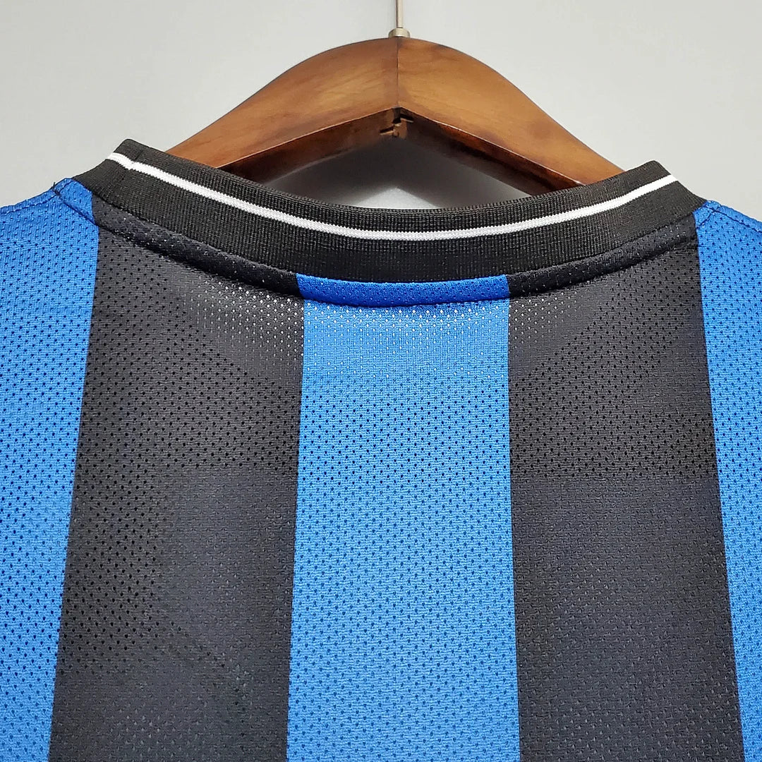 2009/2010 Retro Internazionale Milan Home UEFA Champions League Edition Football Shirt
