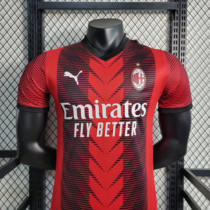 2023/2024 AC Milan Home Football Shirt - Player Version