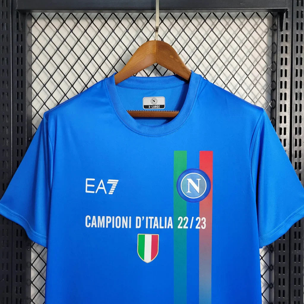 2023/2024 Napoli Soccer Commemorative Edition Blue Football Shirt