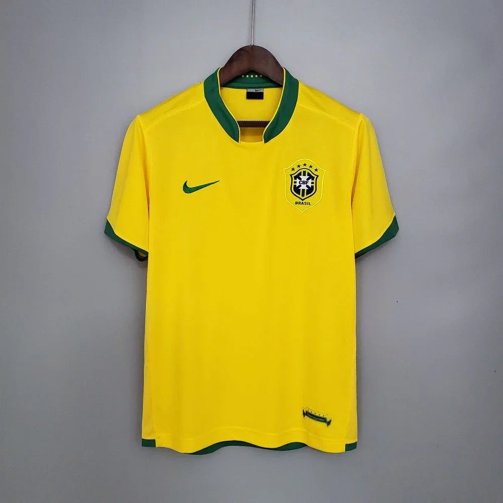 2006 Retro Brazil Home Football Shirt