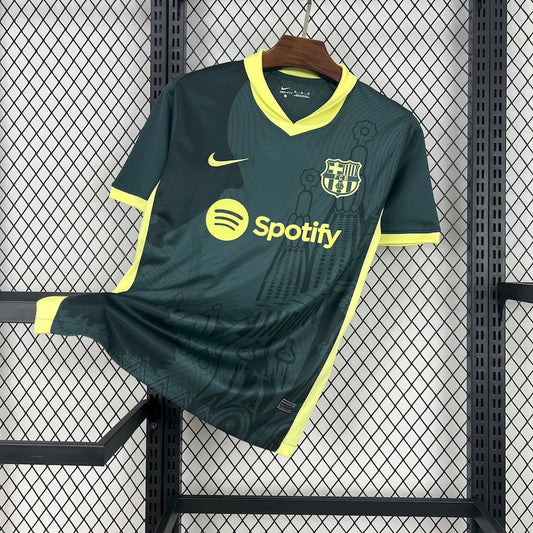 2024/2025 Barcelona Special Edition Green Football Shirt