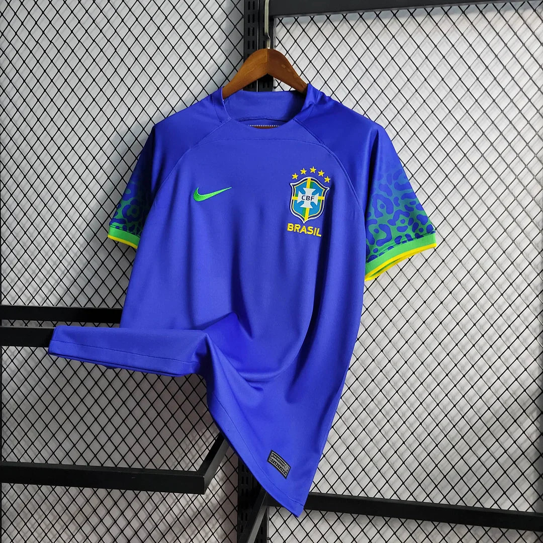 2022 World Cup Brazil Away Football Shirt