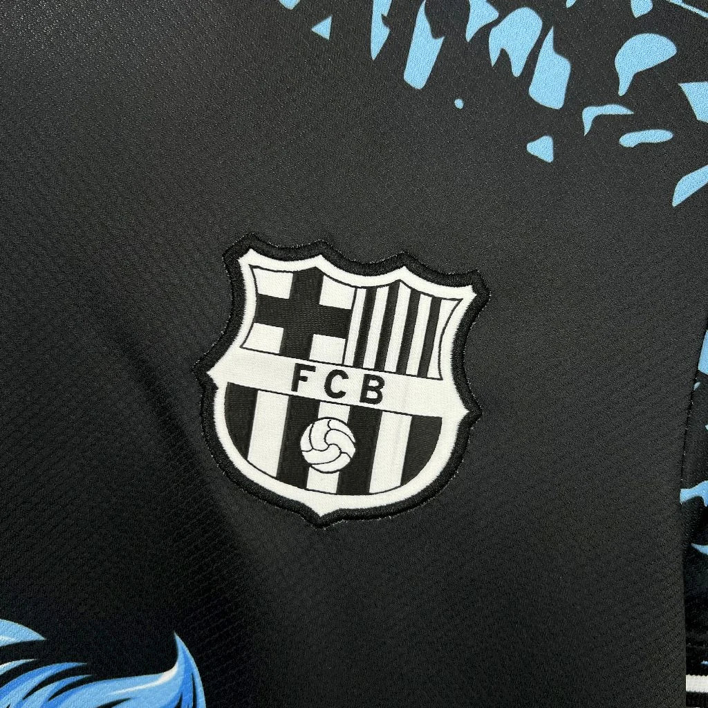 2025 Barcelona Black Lion Special Edition Football Shirt